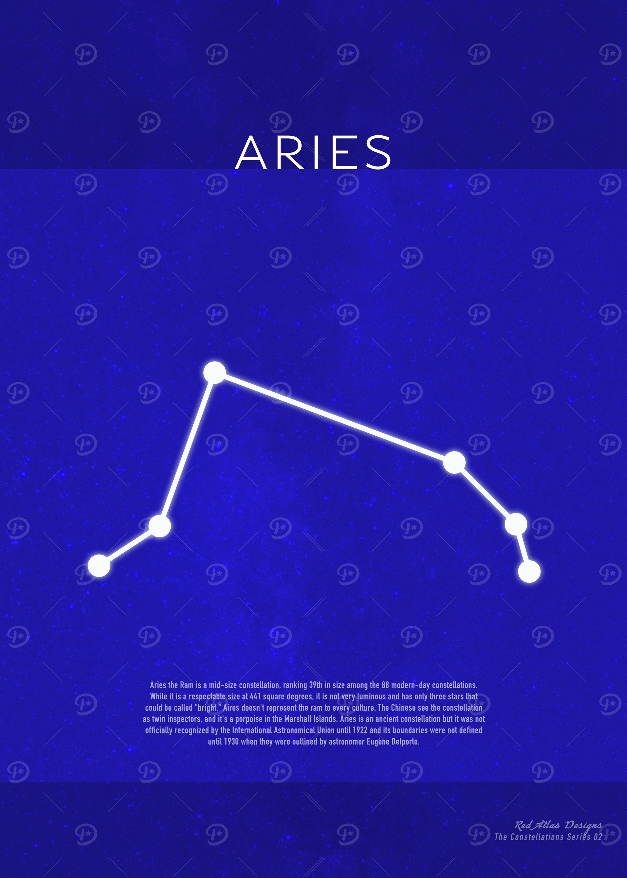 Aries The Constellations Series 02 Minimalist
