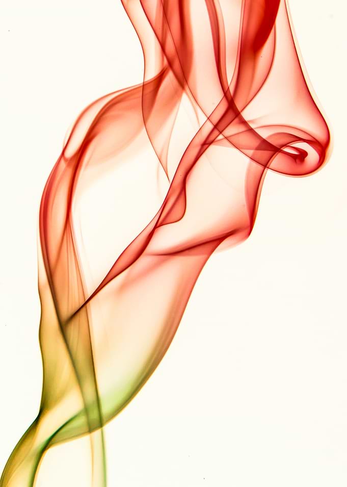 Smoke in two colors