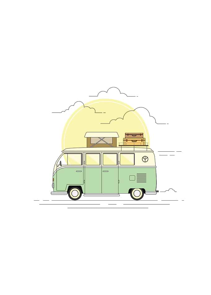 Travelling minivan