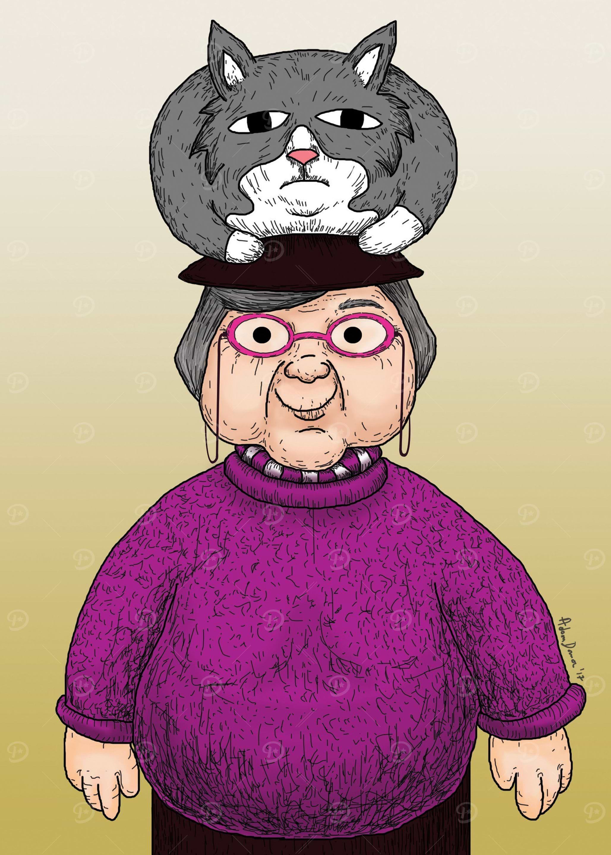 Crazy cat lady 2