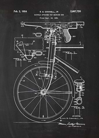 1951 Bicycle Attached Toy Mac
