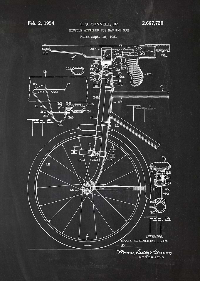 1951 Bicycle Attached Toy Mac