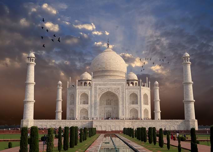 Romantic Taj Mahal Architectu