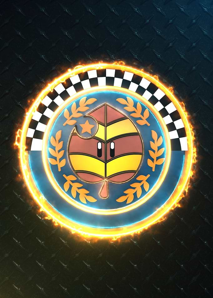 3D Leaf Cup Emblem