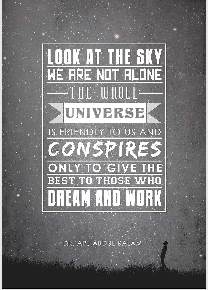 Universe conspires