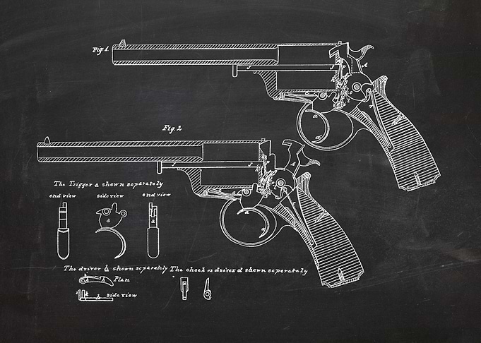 Revolver - Patent Drawing