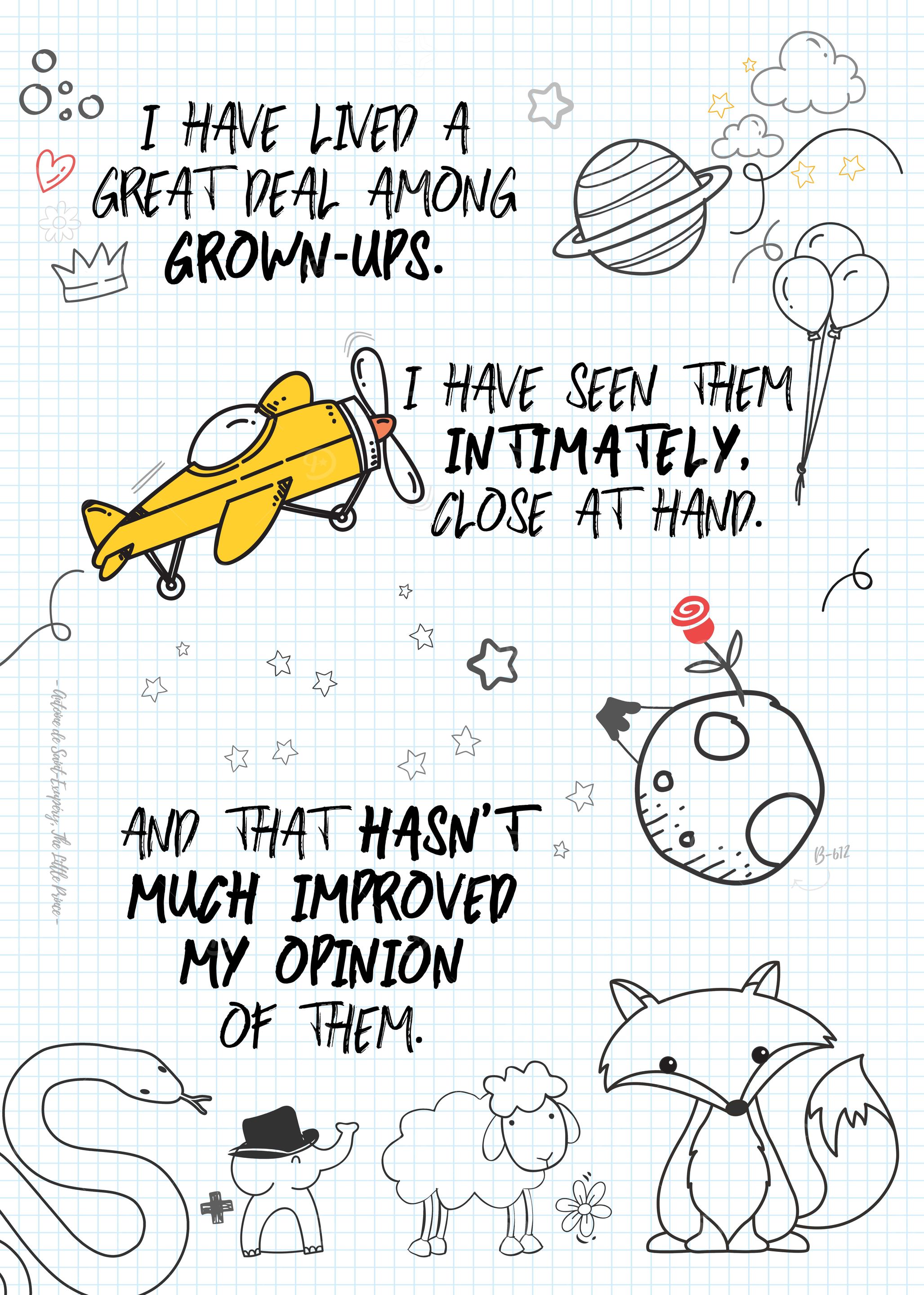 My opinion of grown-ups