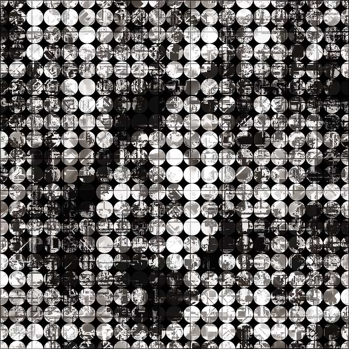 circle pattern abstract in bl
