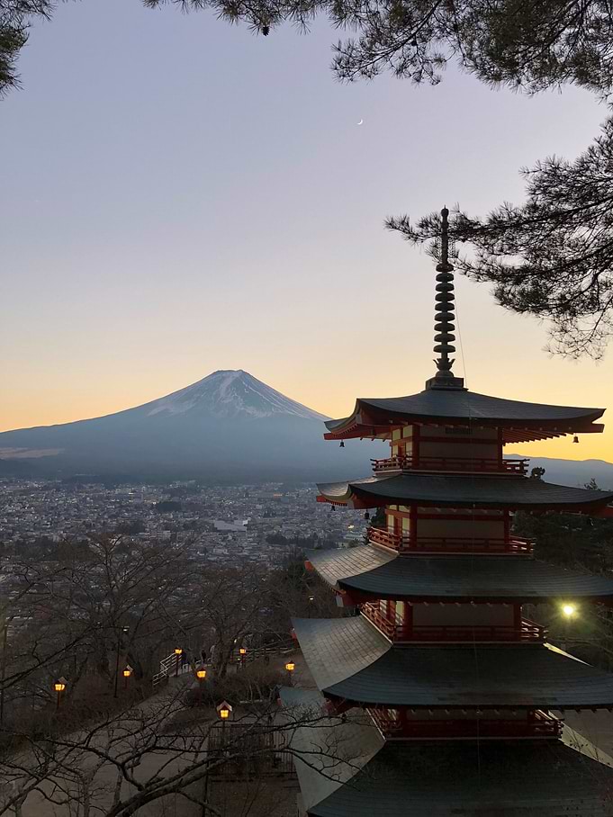 Funji Sunset - Japan