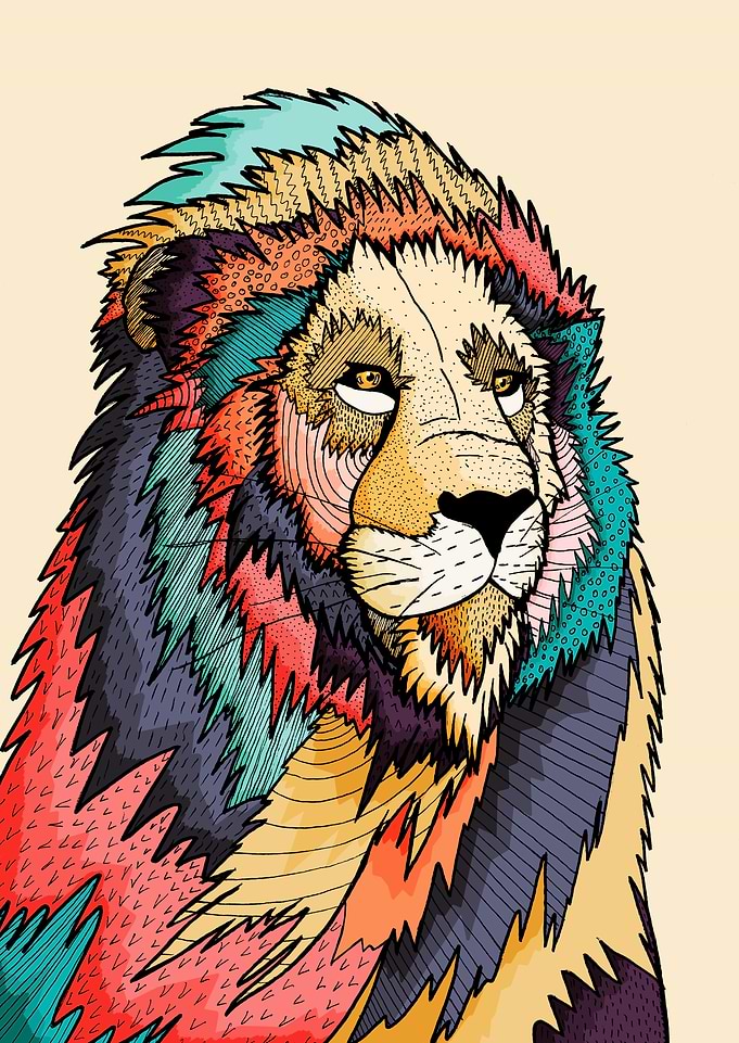 The regal lion