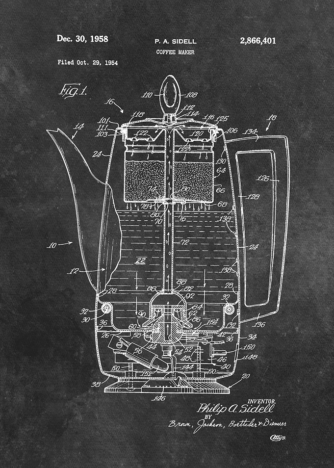 patent art Sidell Coffee m