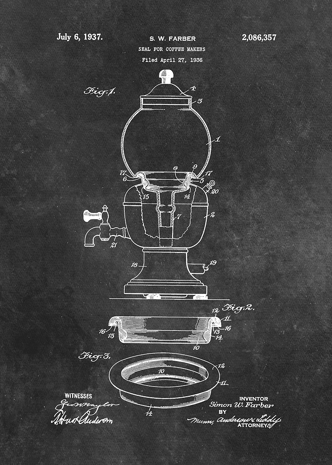 patent art Farber 1937 Sea