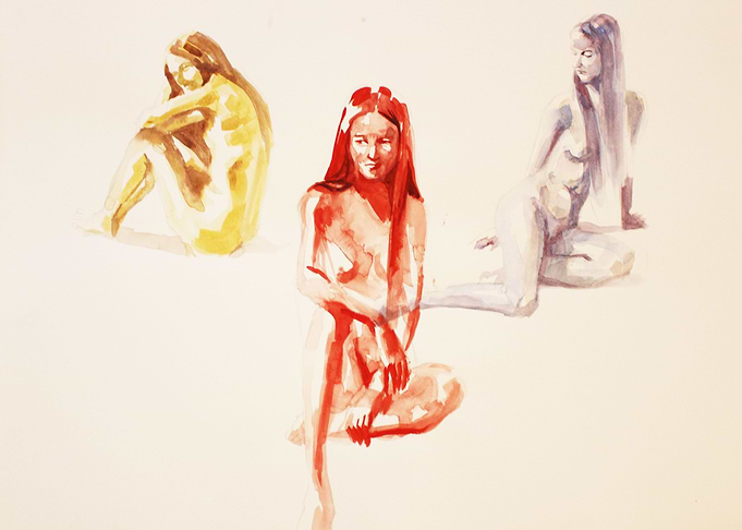 Three colours