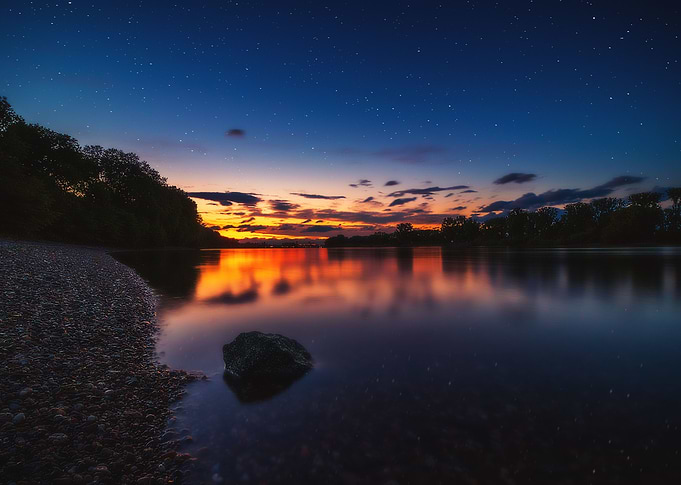 Rhine at Night