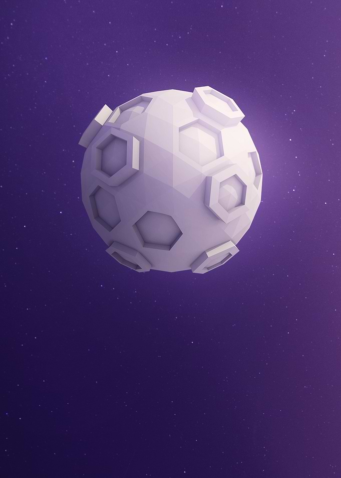 Low Poly Moon