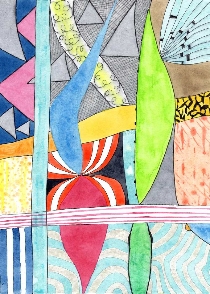 Wonderful Mixture of Geometric and Organic Shapes