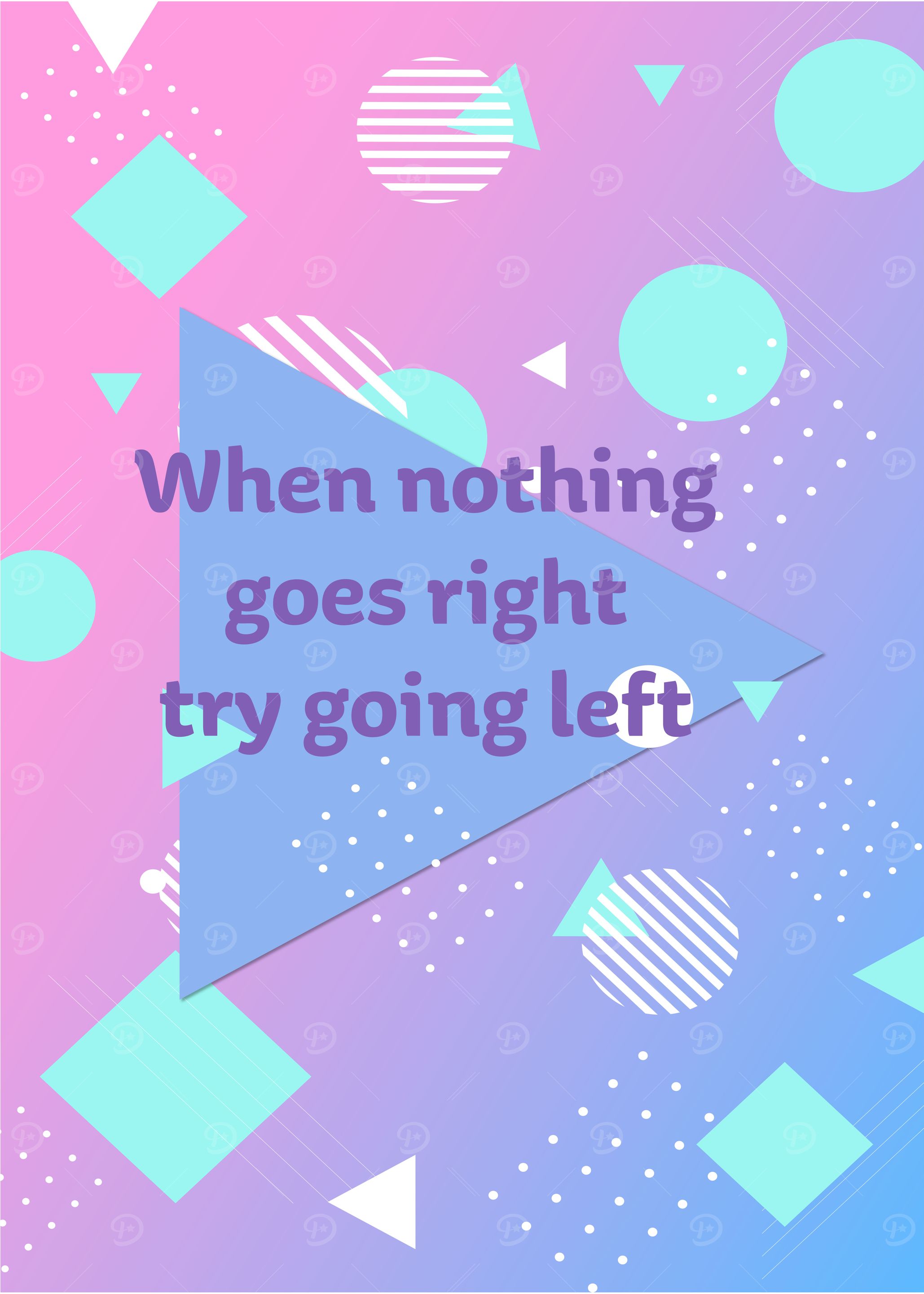 Never give up