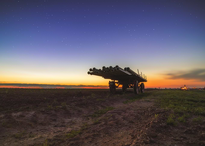 Dusk on the Fields