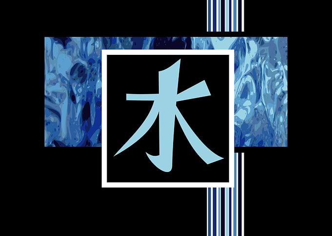 Water - Japanese Kanji - Mizu