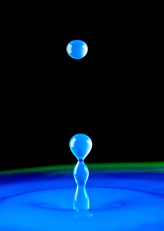 Blue drop