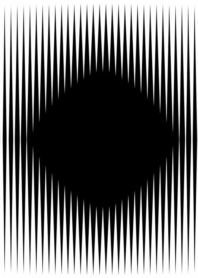 black hole illusion (look deep)