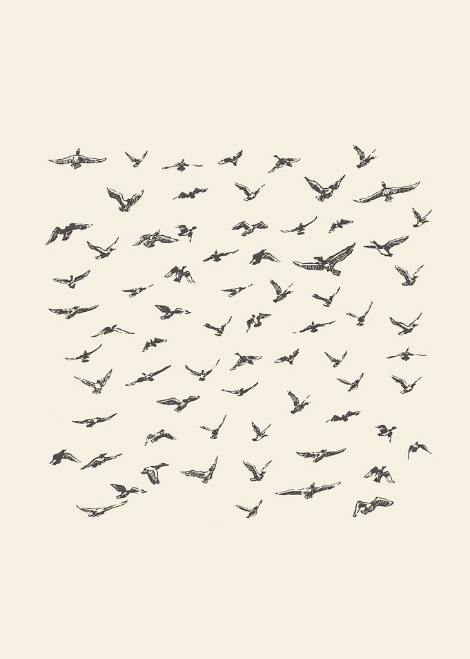 FLOCK OF SCRIBBLES BY GASPONCE