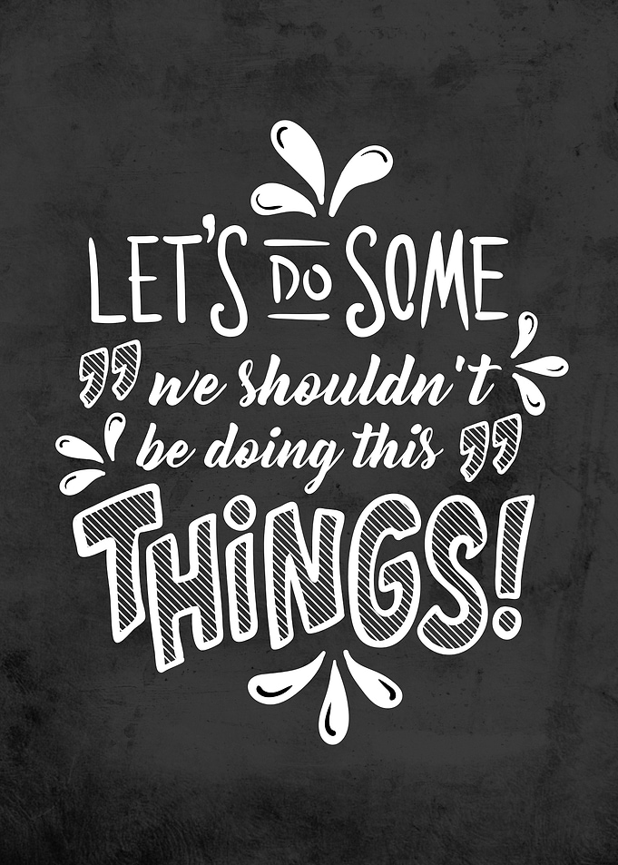 Let's do Some Things (dark
