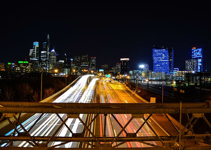 Traffic From the Overpass
