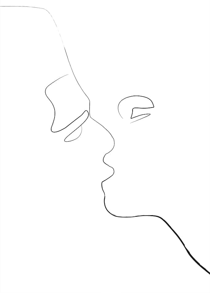 Lowers kisses