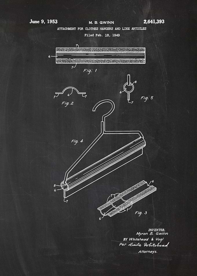 1949 Attachment For Clothes Hangers