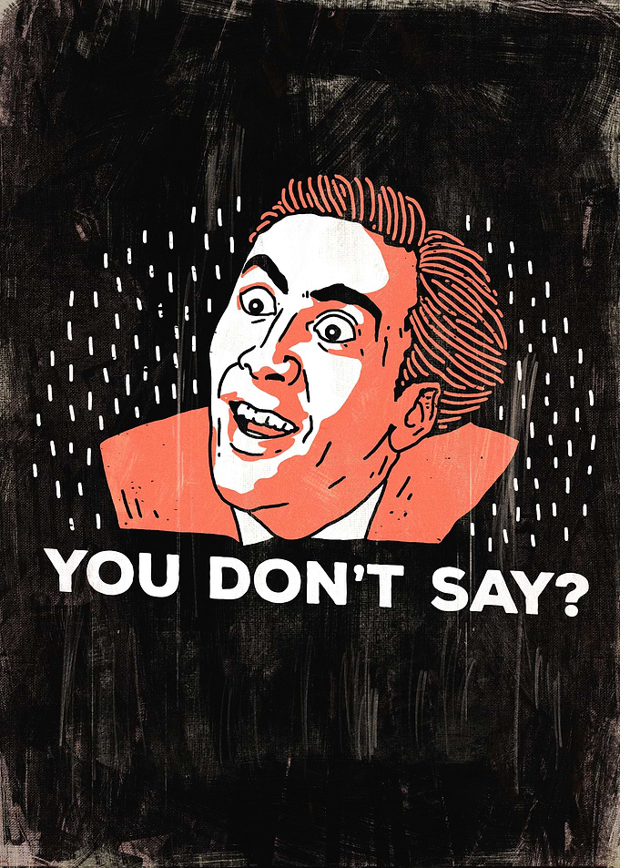 Nic Nicolas Cage Art