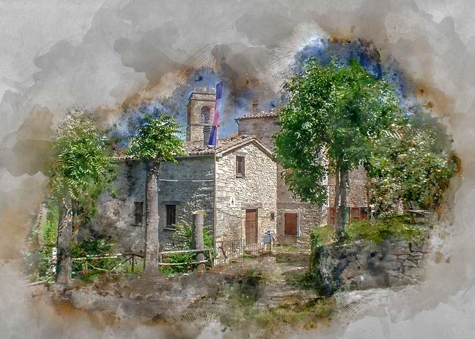 A street of Pennabilli