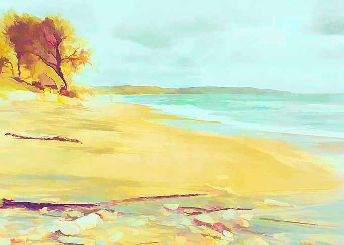 Mellow beach
