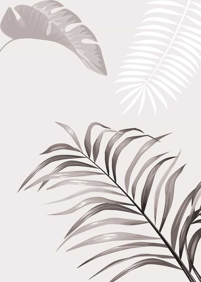 Leaves minimal B&W