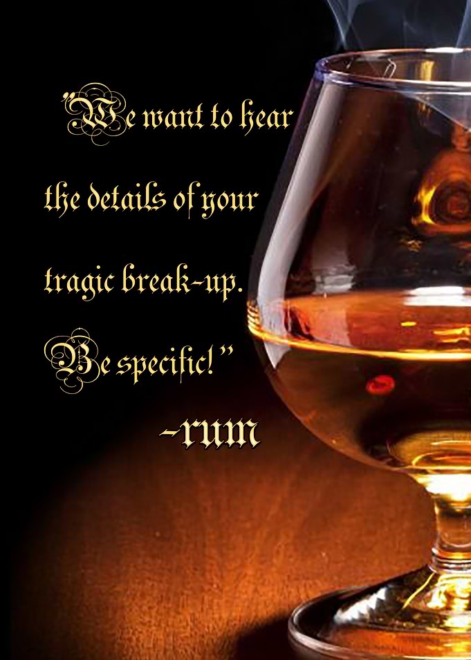 Funny rum poster
