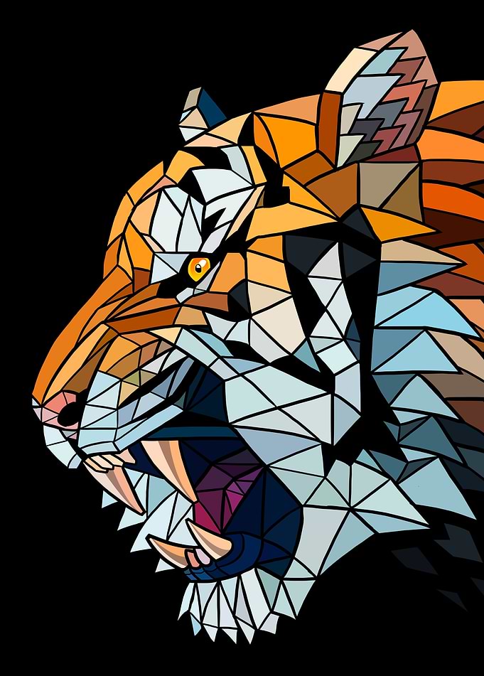Tiger glass