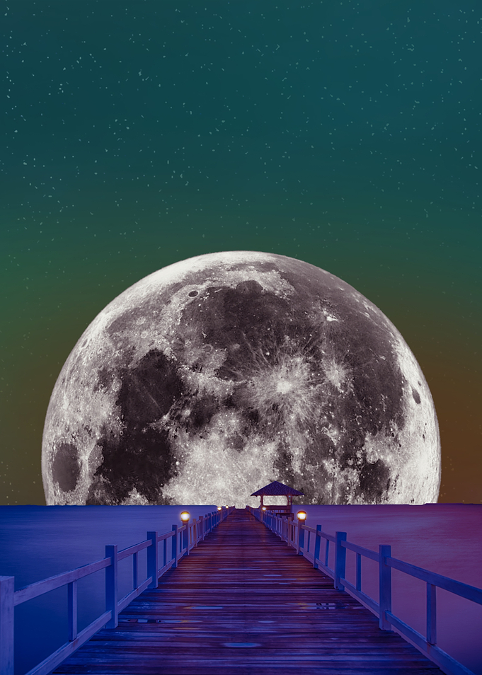 Road to the moon