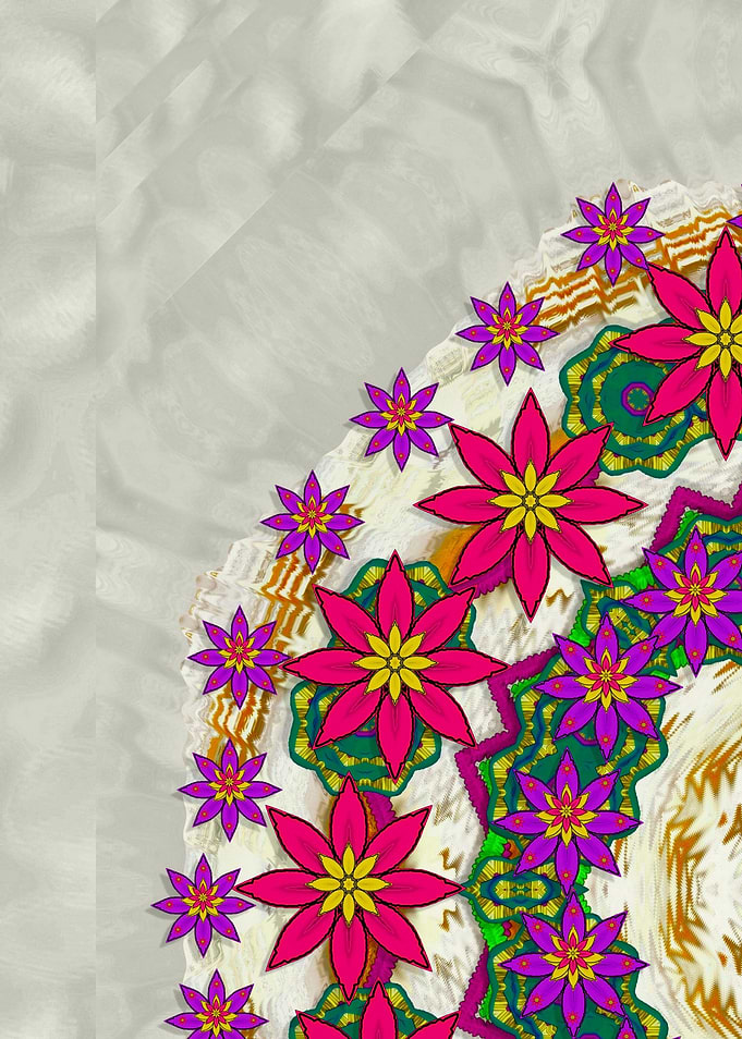 Fauna fantasy bohemian midsummer flower