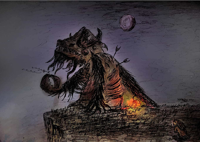 Sad creature