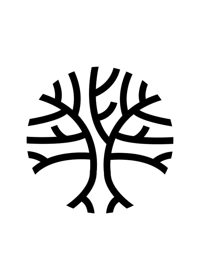 Circular Tree (Black Version)