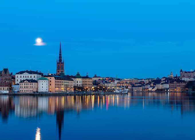 Blue Hour in Stockholm