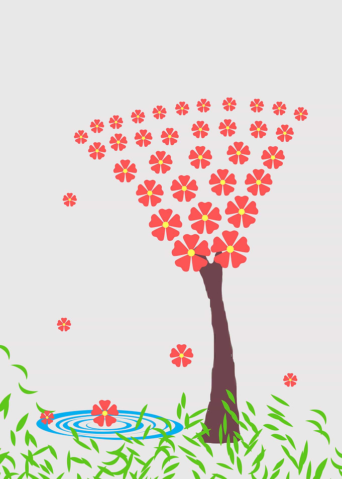 Red tree