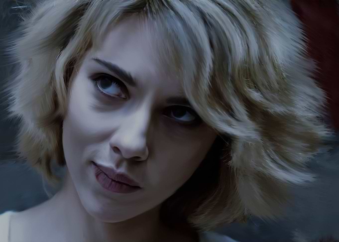 scarlett johansson digital painting