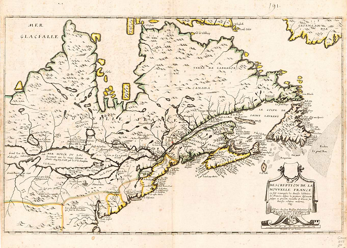 Map of Canada (1643)