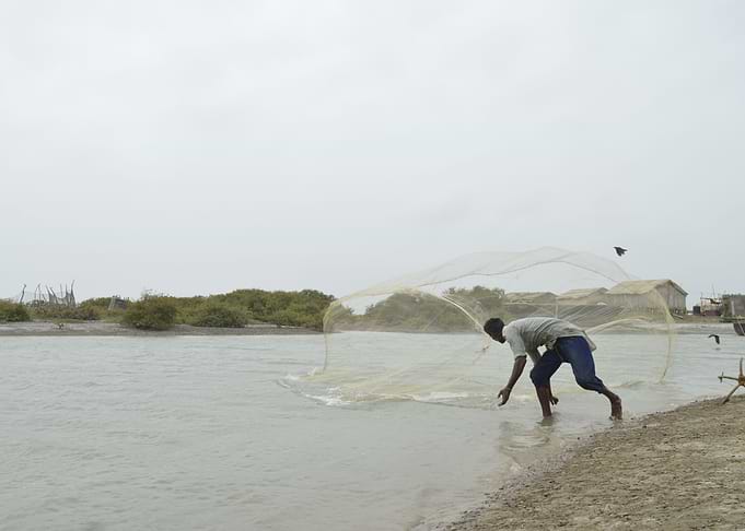 Fisherman at Keti Bandar