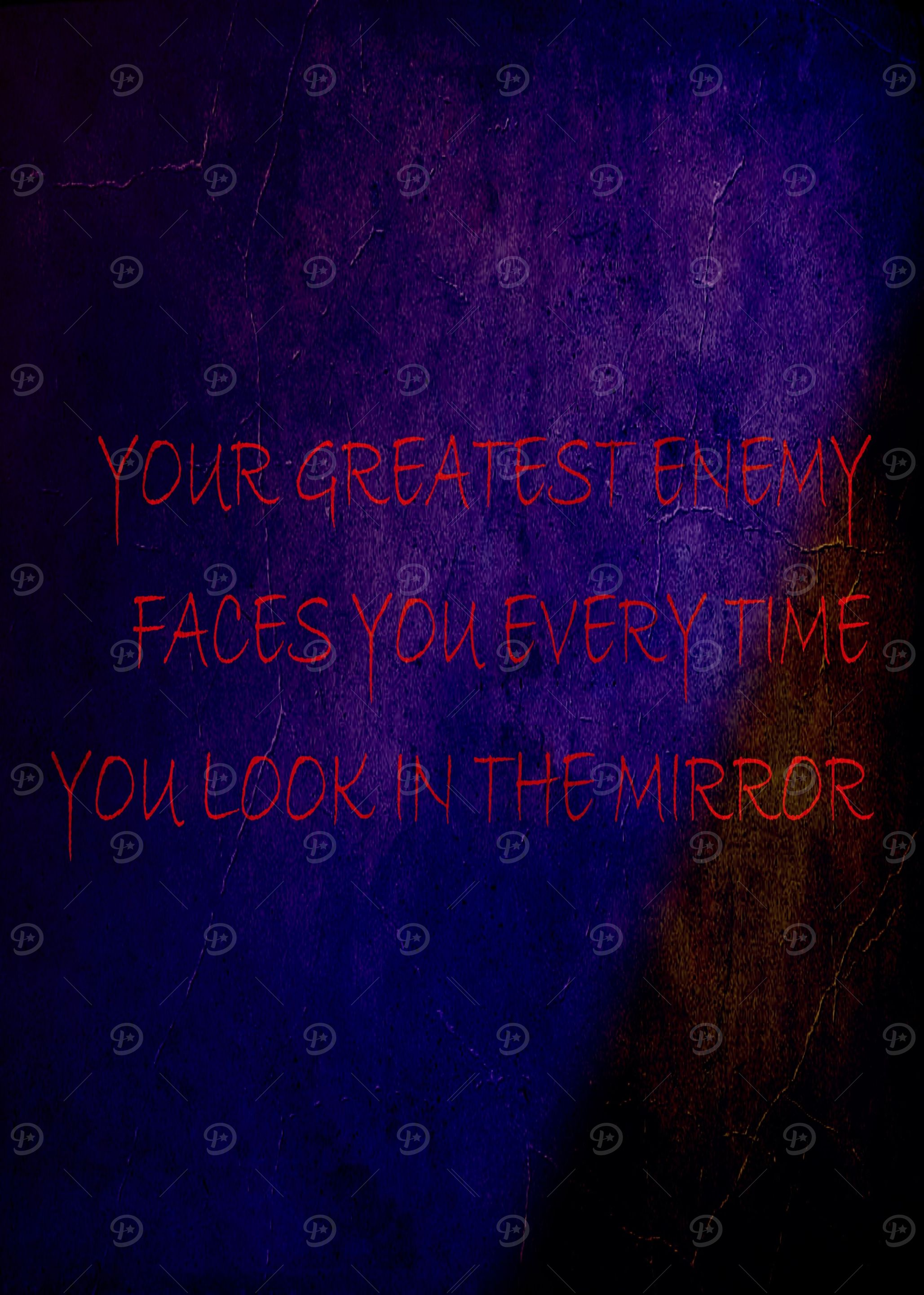Greatest Enemy faces you