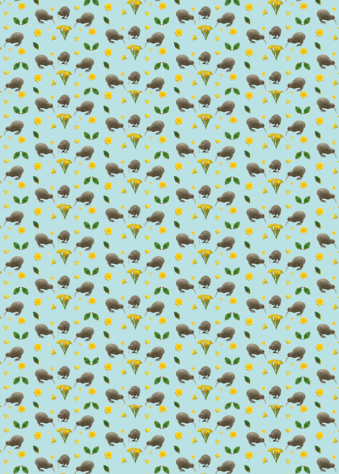 Kiwis and flowers
