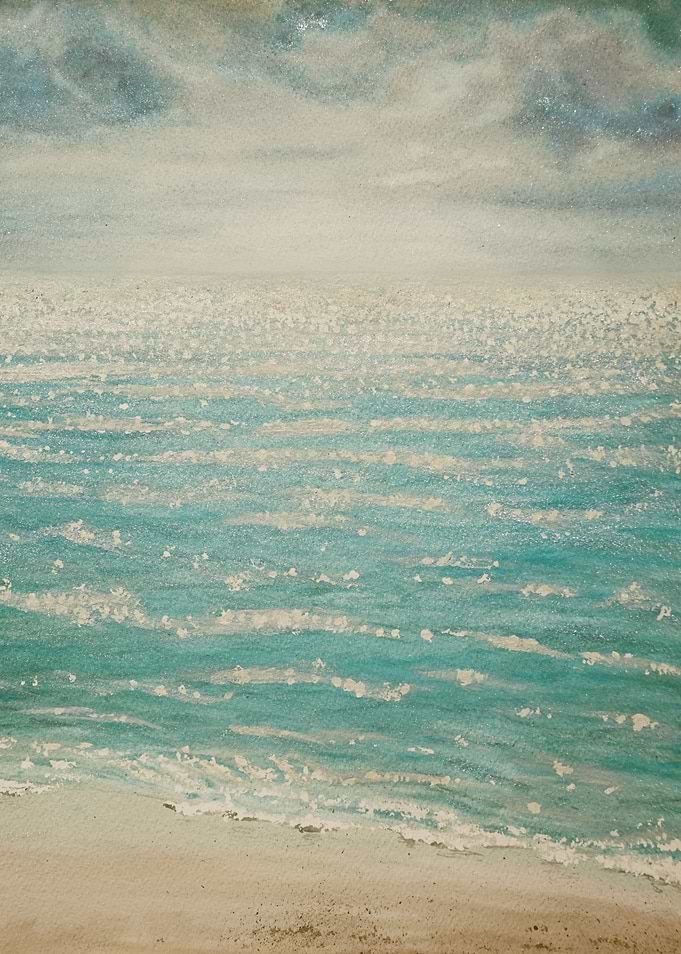 Wave In Watercolor