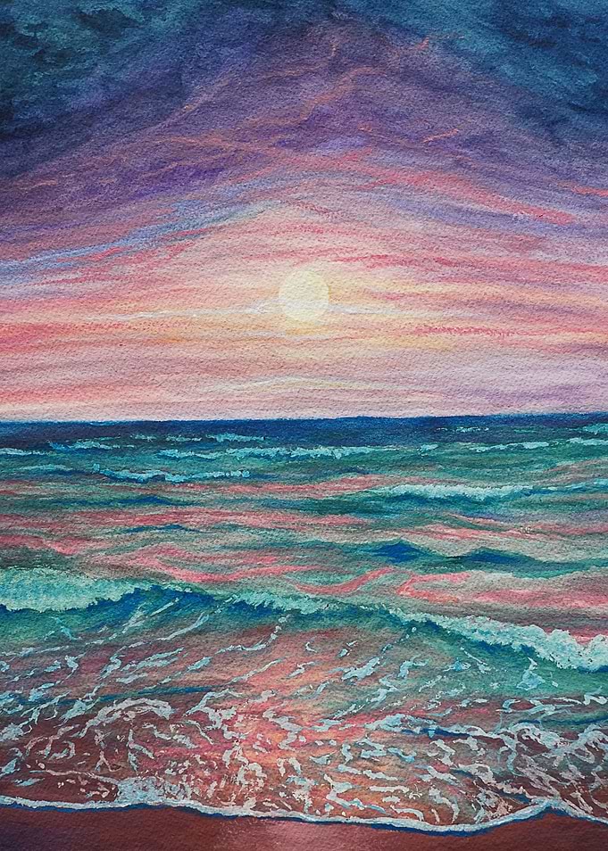 Oceanic Watercolor