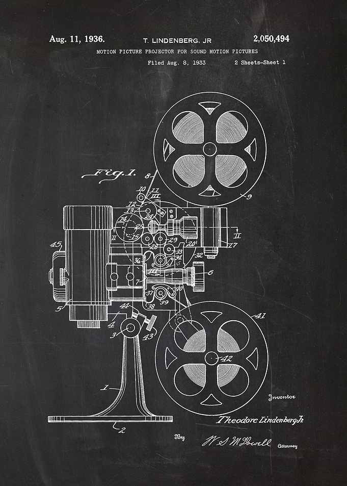1933 Motion Picture Projector for Sound Motion Pic